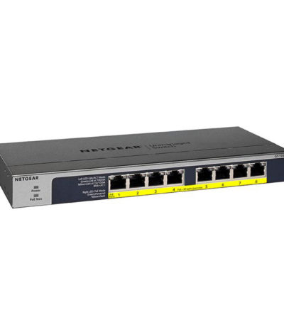 GS108PP – Switch Netgear Gigabit 8 ports PoE+ Alimentation 123 W