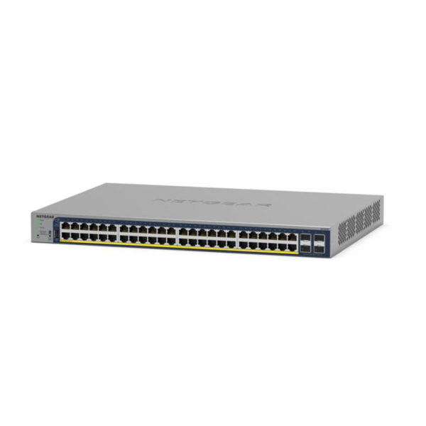 Switch Netgear GS752TPP - 48 ports Gigabit PoE+ et 4 ports SFP Web manageable avec gestion dans le Cloud - (760 W)