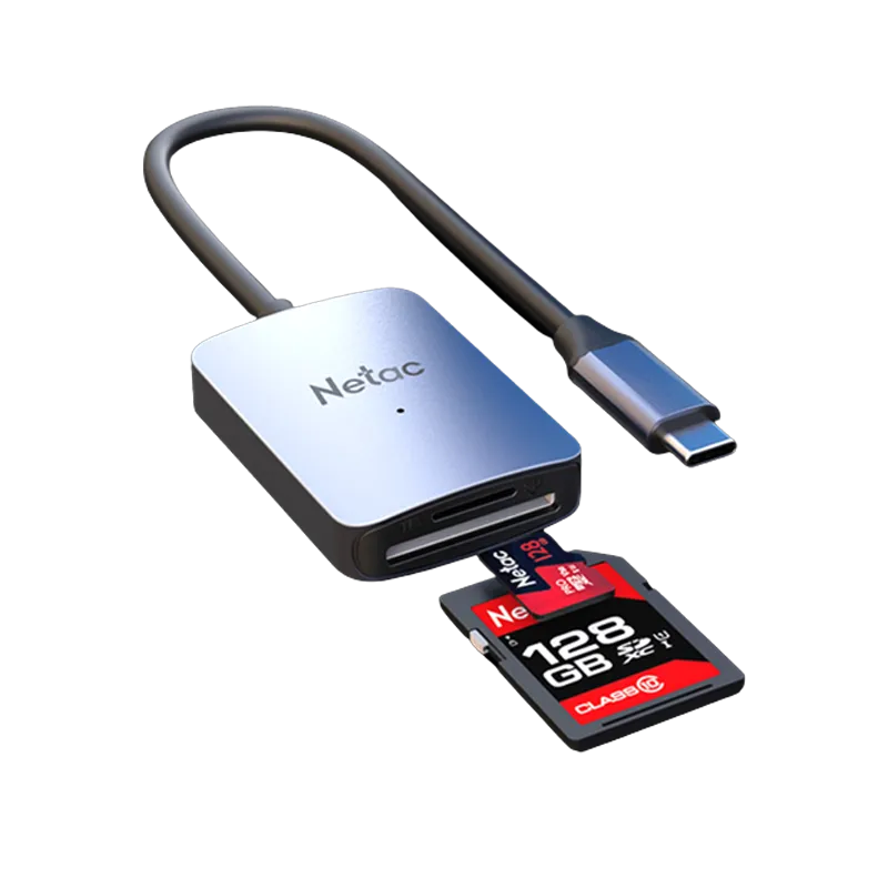 Lecteur-carte-mémoire-mSD-SD-USB-3.0-Type-C-Netac-prix-maroc