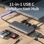 Hub USB C  11 En 1 Type-C Netac - NT08WF15-30GR – Image 2