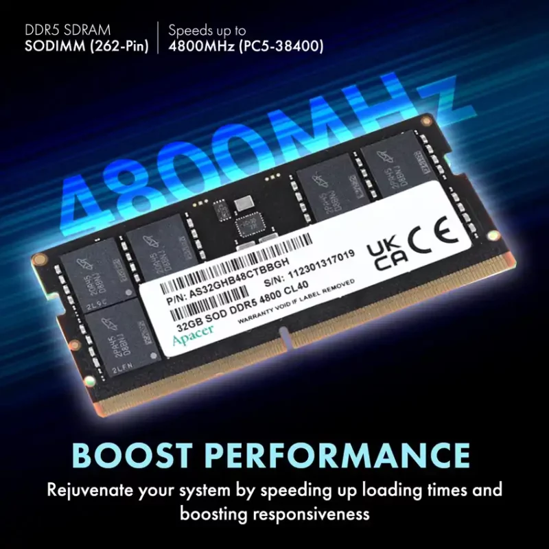 ram 8gb ddr5 4800Mhz pc portable prix de gros au maroc 1