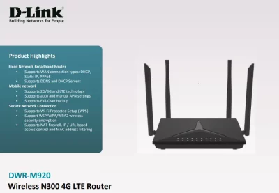 D link Routeur 4G